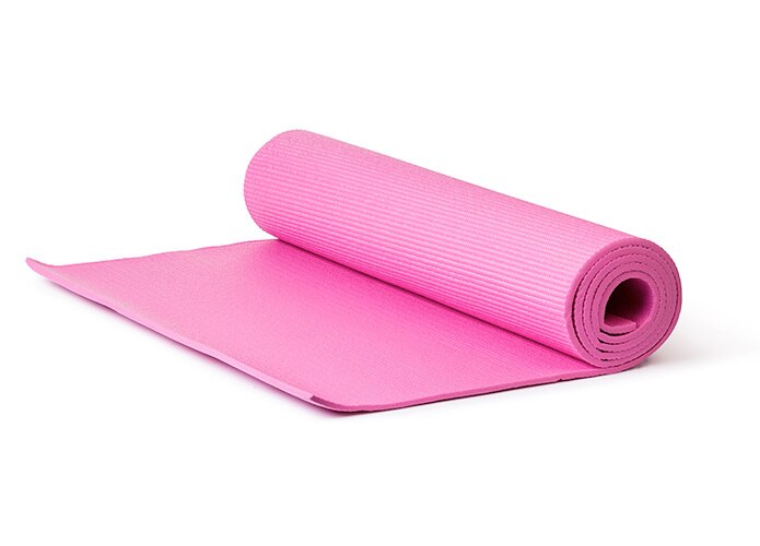 Pink yoga mat