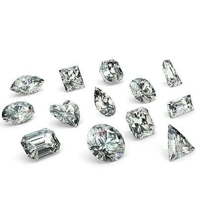 Different diamond cuts