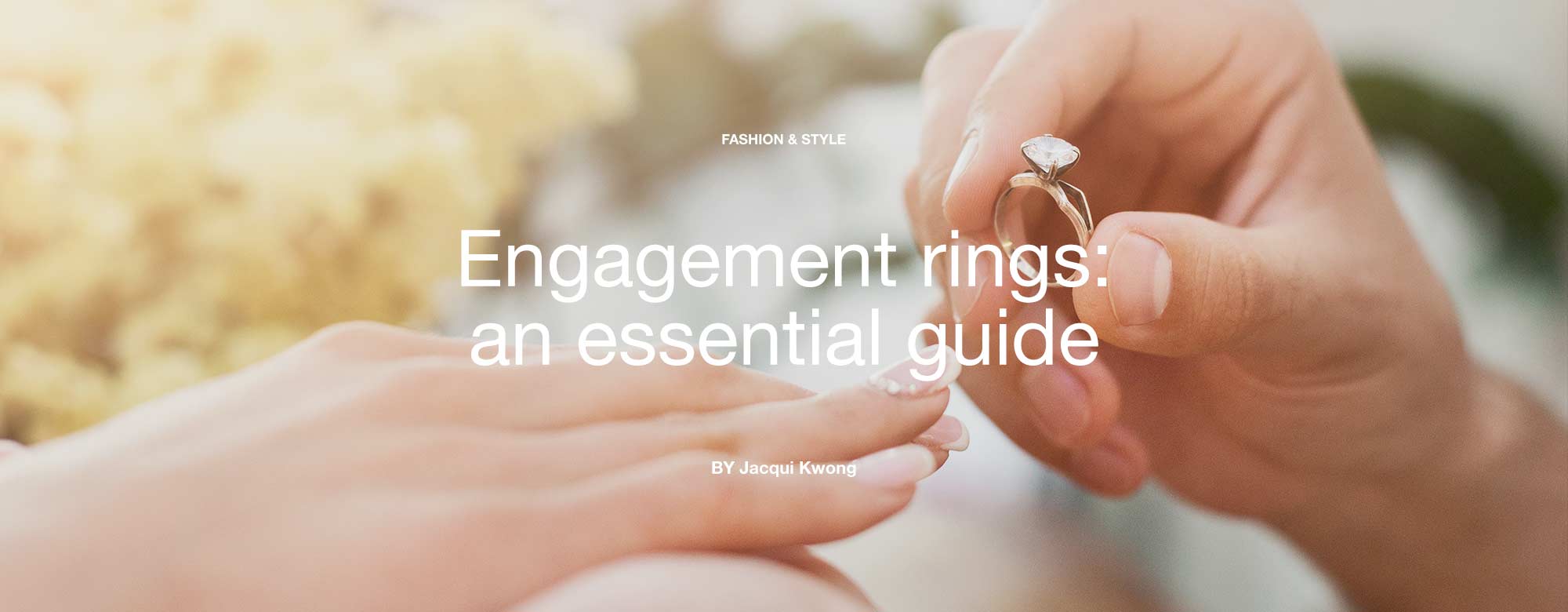Engagement rings: an essential guide