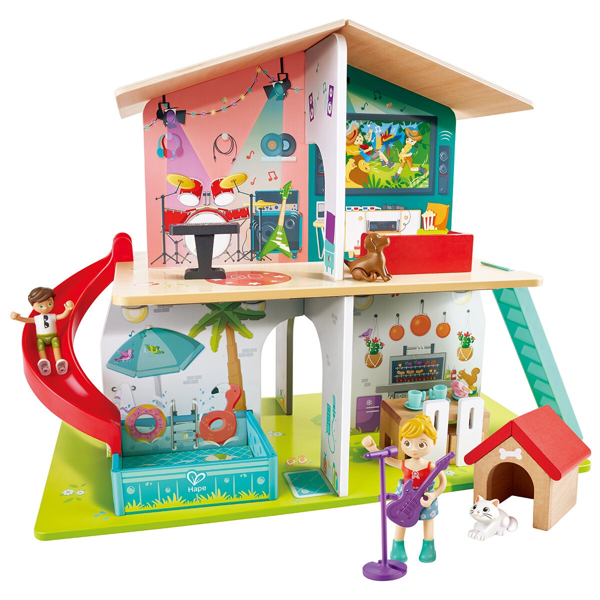 Hape Rock & Slide House Sound Effects Hape Rock & Slide House Sound Effects