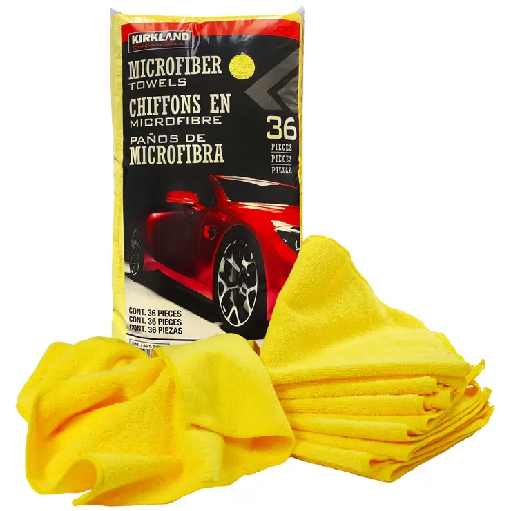 Kirkland Signature Microfiber Towel 36pc Kirkland Signature Microfiber Towel 36pc
