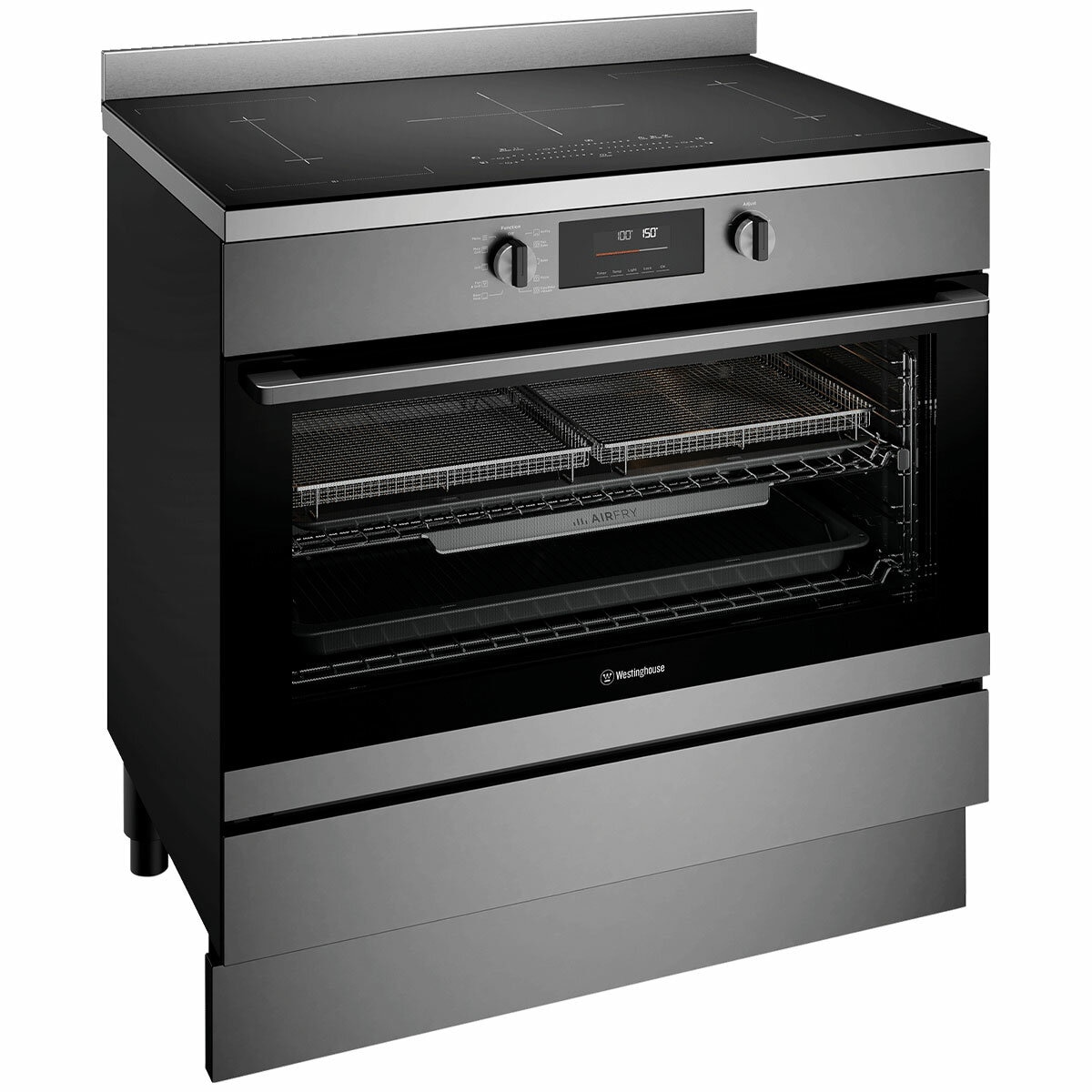 Westinghouse 90cm Freestanding Induction Pyrolytic Freestanding Oven WFEP9757DD Westinghouse 90cm Freestanding Induction Pyrolytic Freestanding Oven WFEP9757DD