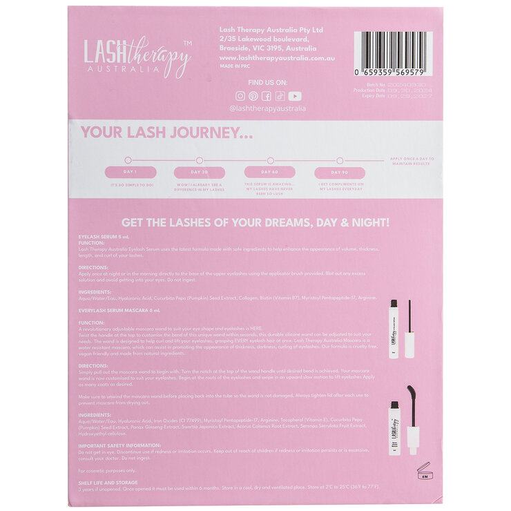 Lash Therapy Australia Jumbo Lash Serum And Everylash Serum Infused Mascara Bundle Lash Therapy Australia Jumbo Lash Serum And Everylash Serum Infused Mascara Bundle