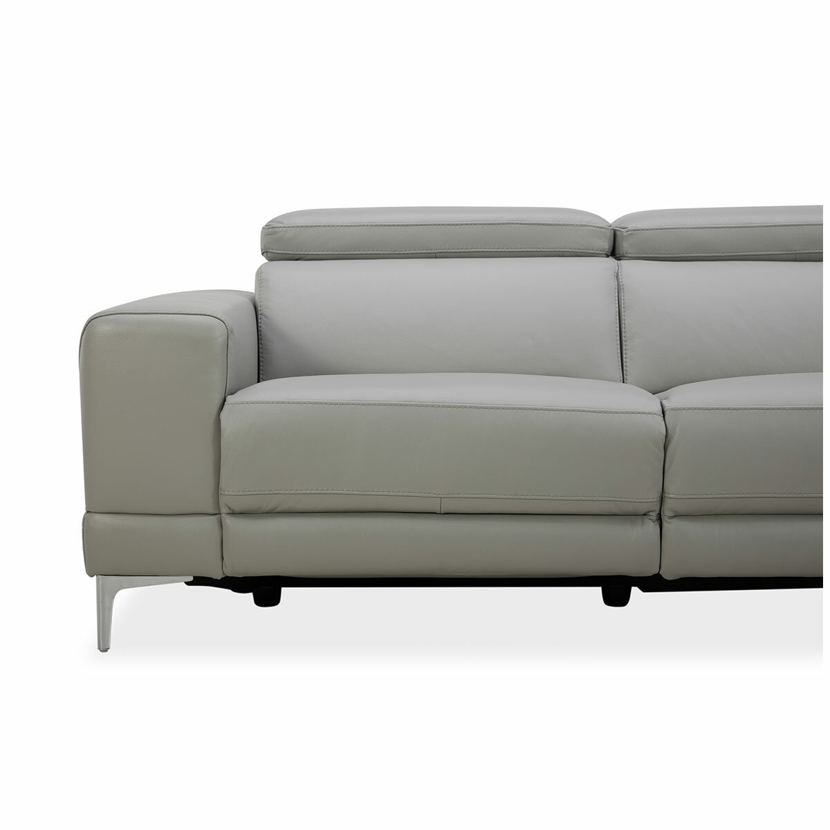 Aiden & Ivy Leather Power Sectional With Ratchet Headrest Aiden & Ivy Leather Power Sectional With Ratchet Headrest