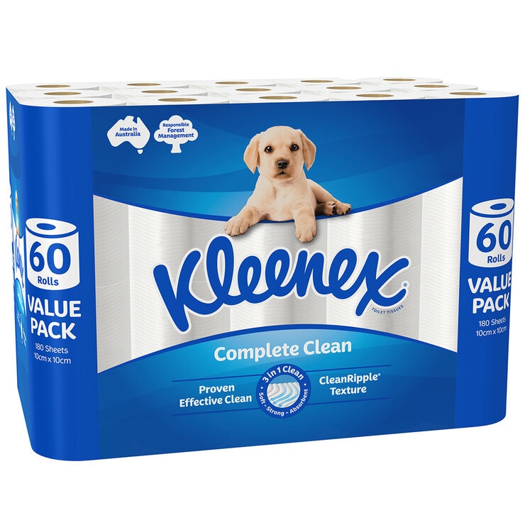 Kleenex Bath Tissue 60 x 180 Sheets Kleenex Bath Tissue 60 x 180 Sheets