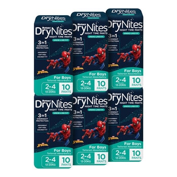 Huggies Drynites Night Time Pants For Boys Size 2-4 Years 60 Pants Huggies Drynites Night Time Pants For Boys Size 2-4 Years 60 Pants