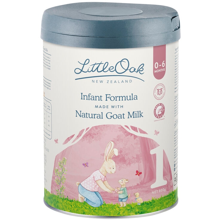 LittleOak Natural Goat Milk Infant Formula Stage 1 6 x 800g LittleOak Natural Goat Milk Infant Formula Stage 1 6 x 800g