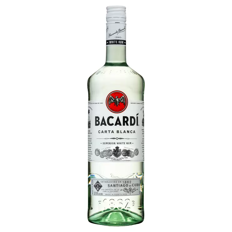 Bacardi Carta Blanca Superior White Rum 1L Bacardi Carta Blanca Superior White Rum 1L