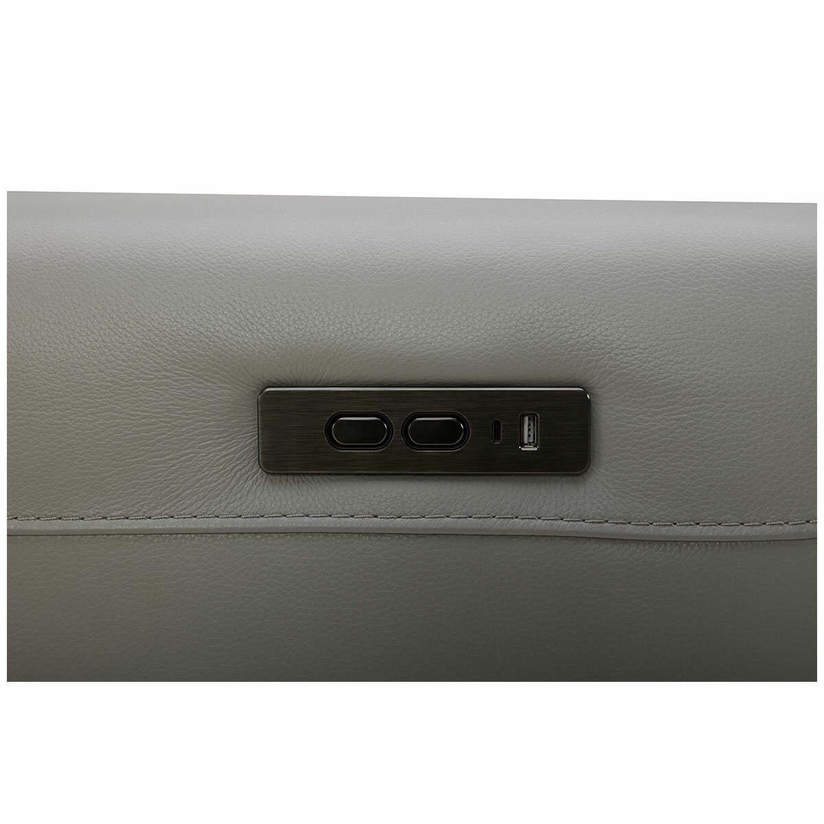 Aiden & Ivy Leather Power Sectional With Ratchet Headrest Aiden & Ivy Leather Power Sectional With Ratchet Headrest