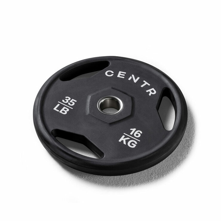 Centr 136kg Rubber Olympic Weight Set With Bar Centr 136kg Rubber Olympic Weight Set With Bar
