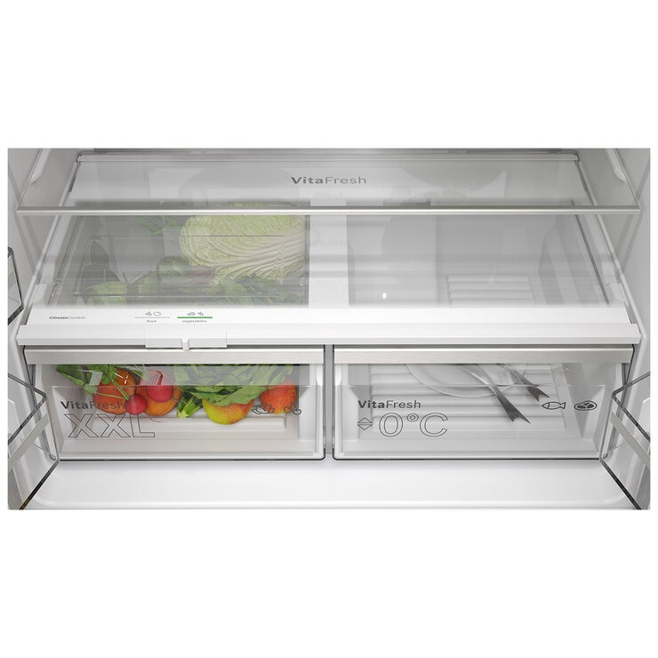 Bosch Series 6 French Door Fridge Stainless Steel 605L KFN96APEAA Bosch Series 6 French Door Fridge Stainless Steel 605L KFN96APEAA