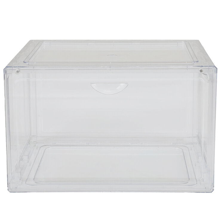 Stackable Shoebox & Organizer 4 Pack Stackable Shoebox & Organizer 4 Pack