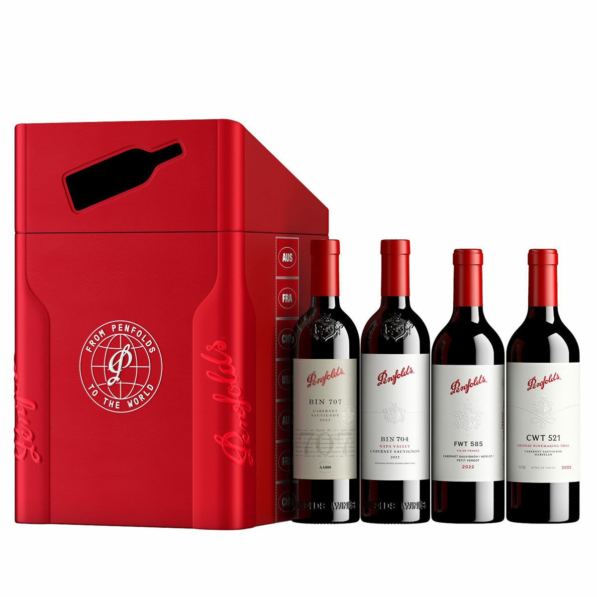 From Penfolds to the World Post Box Gift Set 4 x 750ml From Penfolds to the World Post Box Gift Set 4 x 750ml