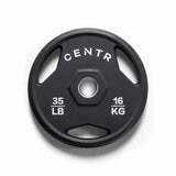 Centr 136kg Rubber Olympic Weight Set With Bar Centr 136kg Rubber Olympic Weight Set With Bar