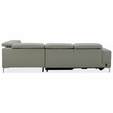Aiden & Ivy Leather Power Sectional With Ratchet Headrest Aiden & Ivy Leather Power Sectional With Ratchet Headrest