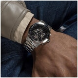 GUESS Parker Silver Tone Multifunction Men's Watch GUESS Parker Silver Tone Multifunction Men's Watch
