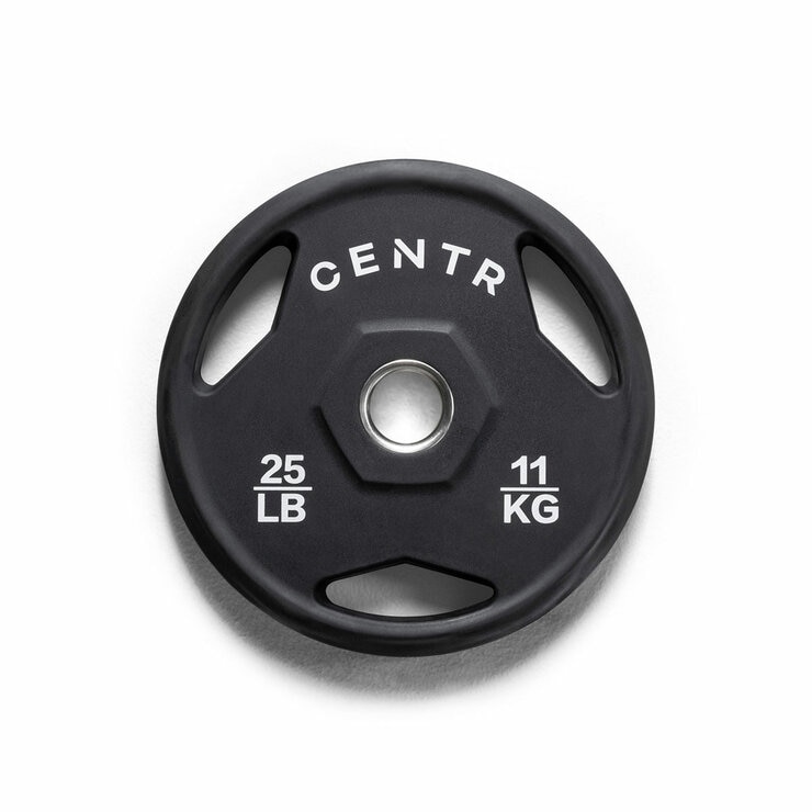 Centr 136kg Rubber Olympic Weight Set With Bar Centr 136kg Rubber Olympic Weight Set With Bar
