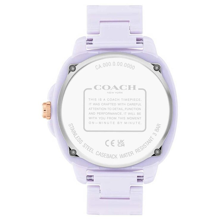 Coach Kitt Lavendar Ceramic Women's Watch 14504481 Coach Kitt Lavendar Ceramic Women's Watch 14504481