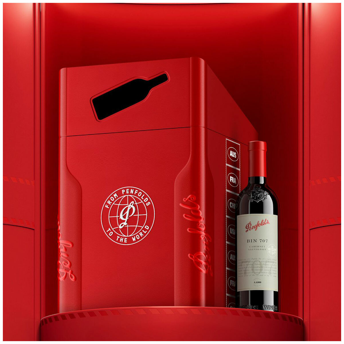 From Penfolds to the World Post Box Gift Set 4 x 750ml From Penfolds to the World Post Box Gift Set 4 x 750ml