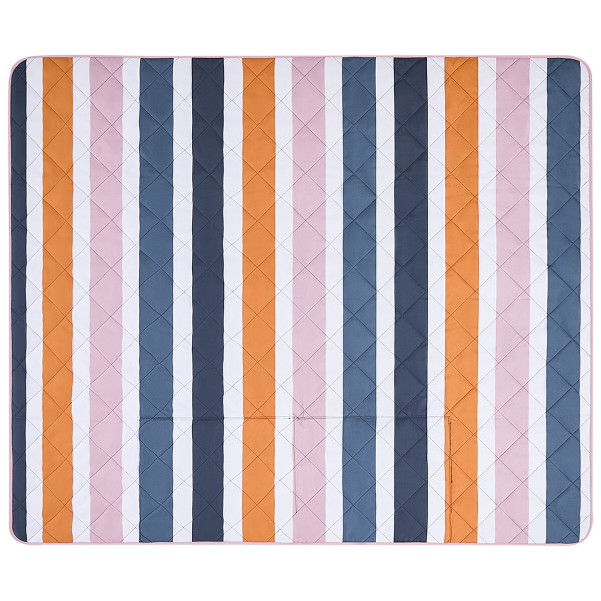 Hunter Outdoor Picnic Blanket Block Stripe Blue Multi Hunter Outdoor Picnic Blanket Block Stripe Blue Multi