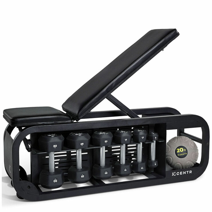 Centr Fusion Bench With Dumbbell Storage Centr Fusion Bench With Dumbbell Storage