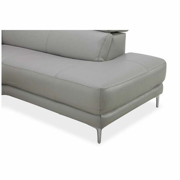 Aiden & Ivy Leather Power Sectional With Ratchet Headrest Aiden & Ivy Leather Power Sectional With Ratchet Headrest