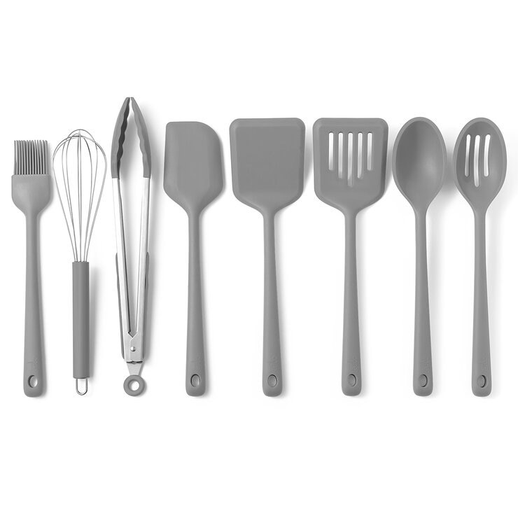 Core Kitchen Tool 8 Piece Set Grey Core Kitchen Tool 8 Piece Set Grey