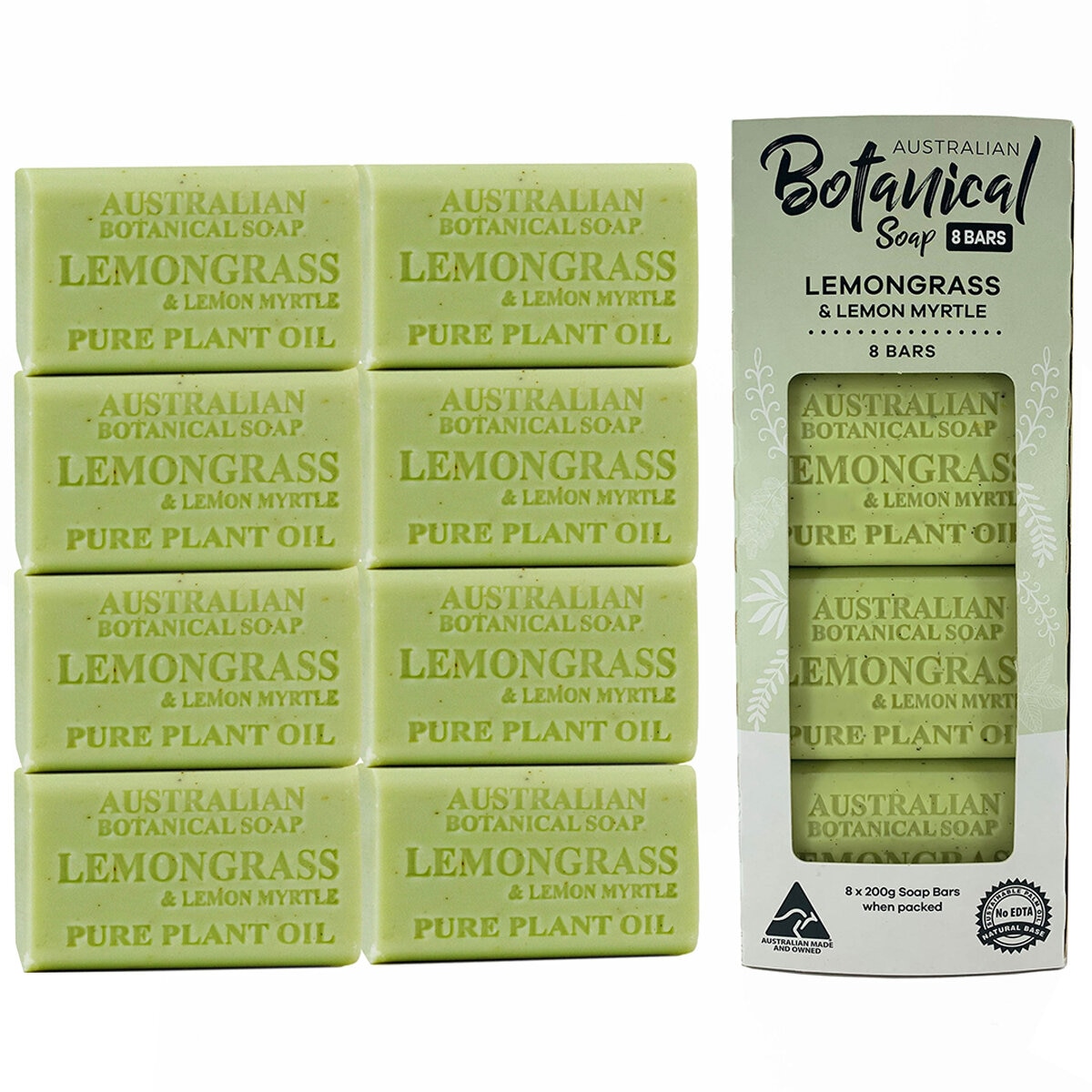 Australian Botanical Bar Soap 8 Pack Australian Botanical Bar Soap 8 Pack