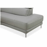 Aiden & Ivy Leather Power Sectional With Ratchet Headrest Aiden & Ivy Leather Power Sectional With Ratchet Headrest