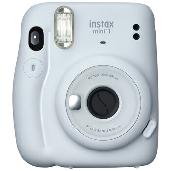 Instax Mini 11 White Instant Camera With 2 x 20 Pack Film Bundle