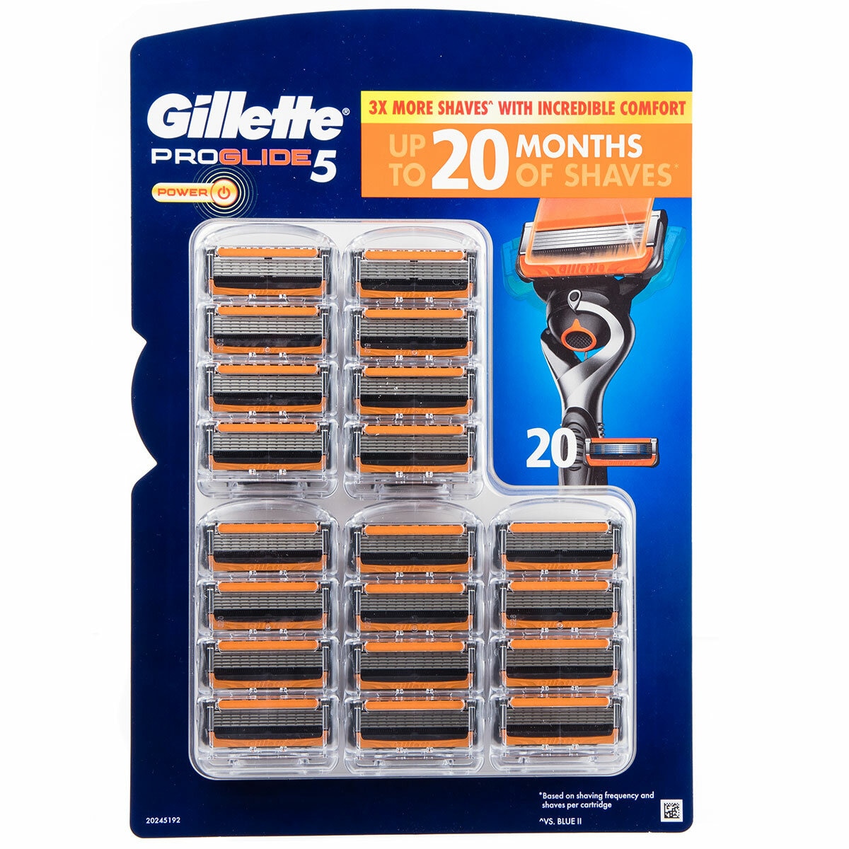 Gillette Proglide Power Cartridges 20ct Gillette Proglide Power Cartridges 20ct