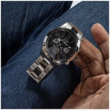 GUESS Parker Silver Tone Multifunction Men's Watch GUESS Parker Silver Tone Multifunction Men's Watch