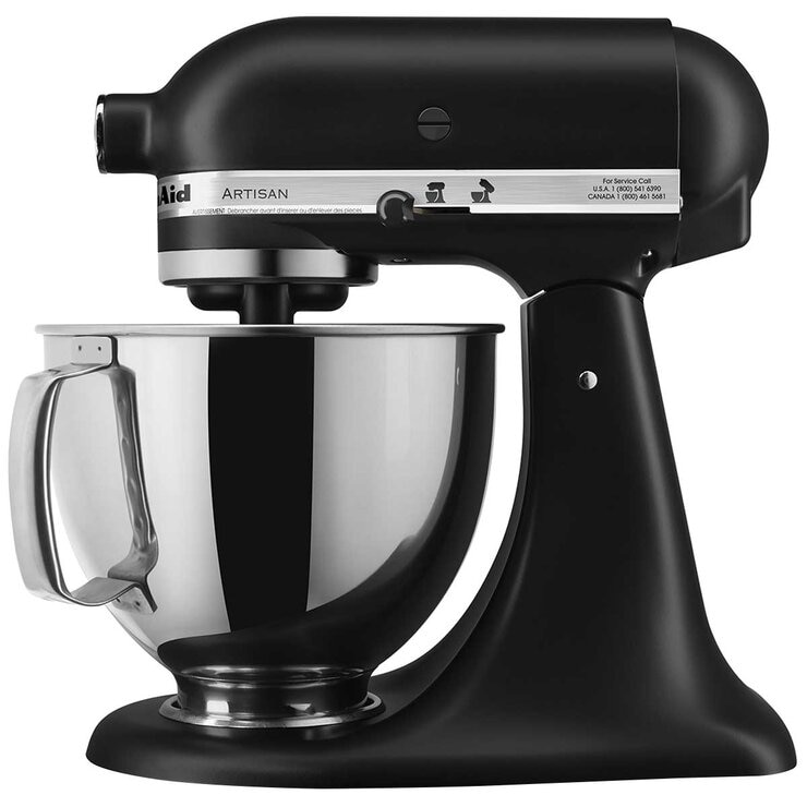 KitchenAid Artisan Stand Mixer 4.8L 5KSM150PSABM Black KitchenAid Artisan Stand Mixer 4.8L 5KSM150PSABM Black