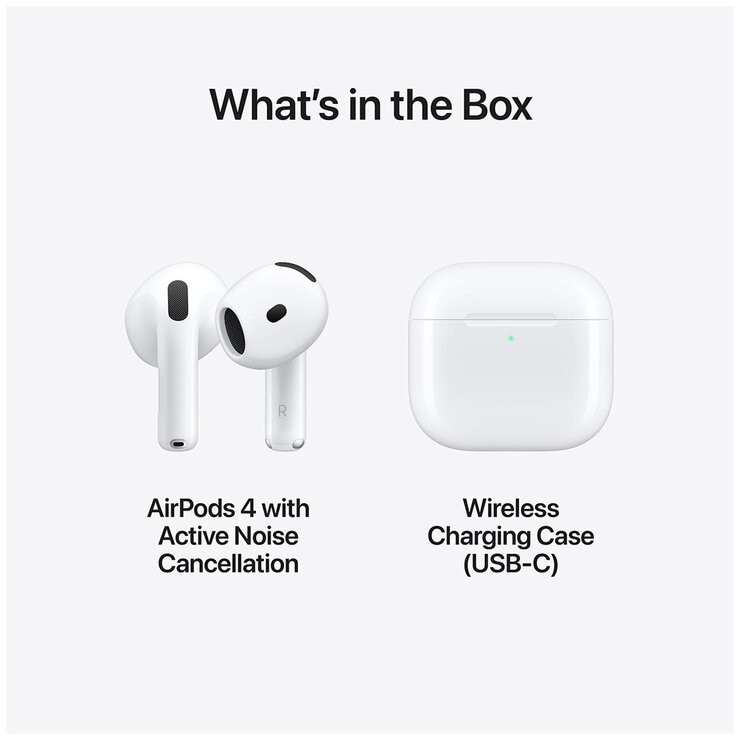 AirPods 4 With Active Noise Cancellation AirPods 4 With Active Noise Cancellation