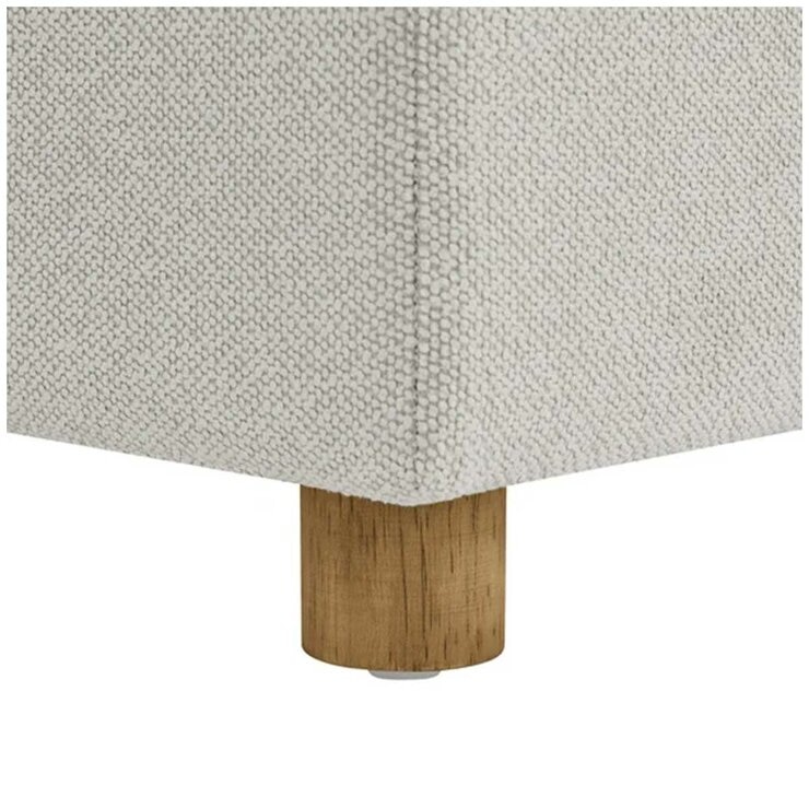 Henredon Sona Fabric Storage Ottoman with Reversible Wood Tray Tops Henredon Sona Fabric Storage Ottoman with Reversible Wood Tray Tops