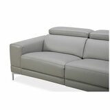 Aiden & Ivy Leather Power Sectional With Ratchet Headrest Aiden & Ivy Leather Power Sectional With Ratchet Headrest