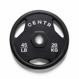 Centr 136kg Rubber Olympic Weight Set With Bar Centr 136kg Rubber Olympic Weight Set With Bar