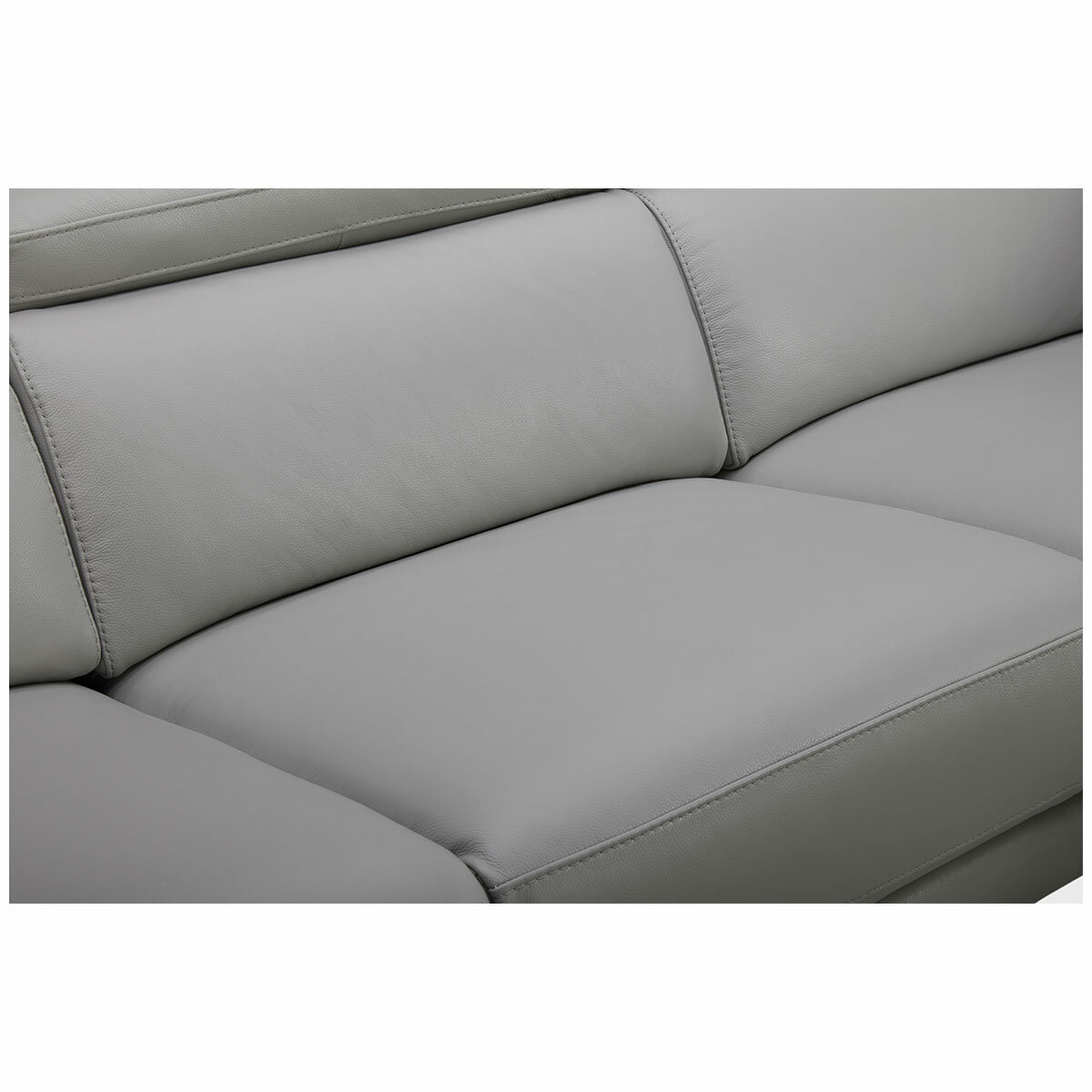 Aiden & Ivy Leather Power Sectional With Ratchet Headrest Aiden & Ivy Leather Power Sectional With Ratchet Headrest