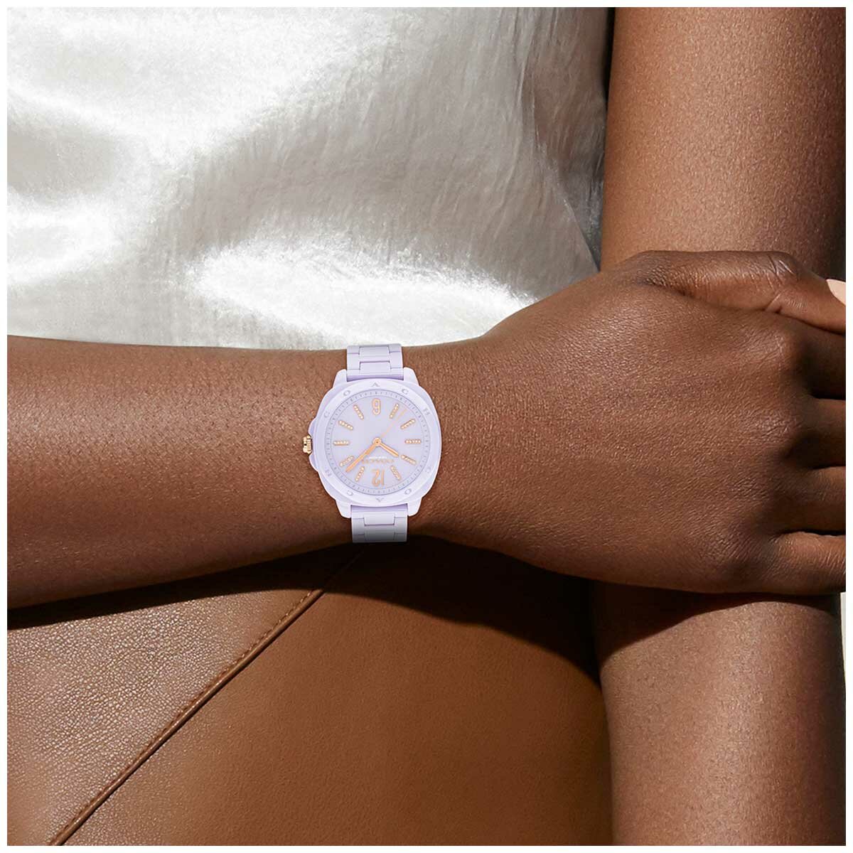 Coach Kitt Lavendar Ceramic Women's Watch 14504481 Coach Kitt Lavendar Ceramic Women's Watch 14504481