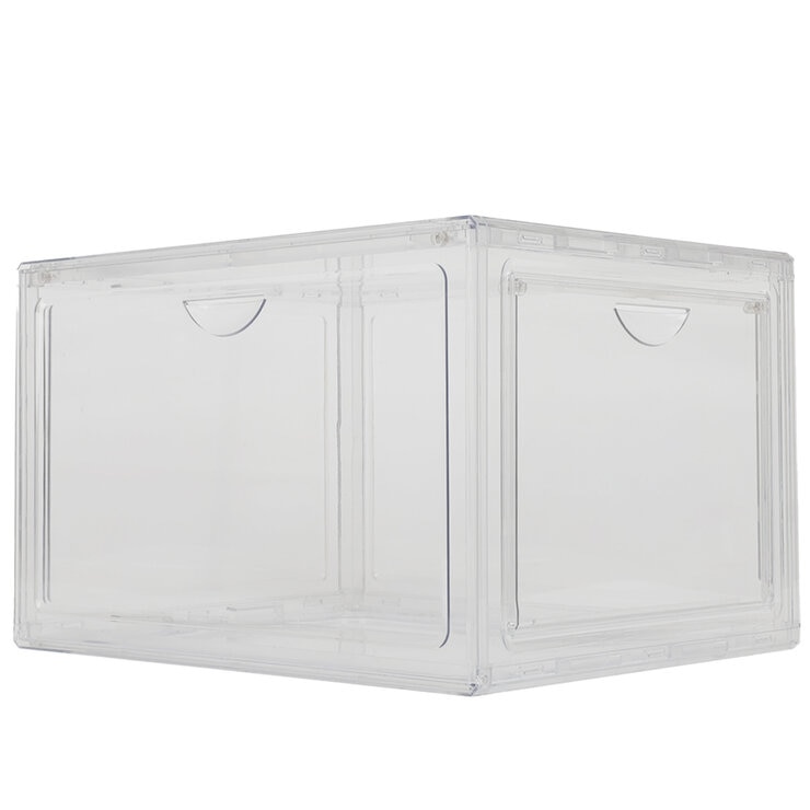 Stackable Shoebox & Organizer 4 Pack Stackable Shoebox & Organizer 4 Pack