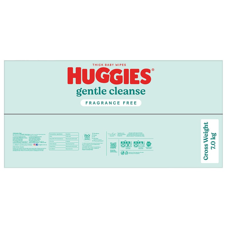 Huggies Fragrance Free Baby Wipes 24 x 80 Wipes 2 Pack Huggies Fragrance Free Baby Wipes 24 x 80 Wipes 2 Pack