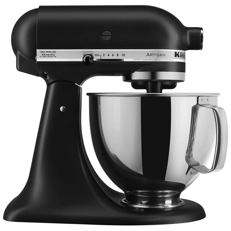 KitchenAid Artisan Stand Mixer 4.8L 5KSM150PSABM Black KitchenAid Artisan Stand Mixer 4.8L 5KSM150PSABM Black