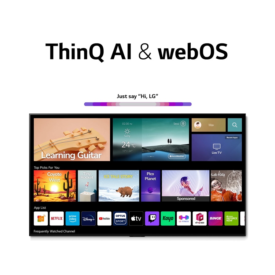 ThinQ AI and webOS 22