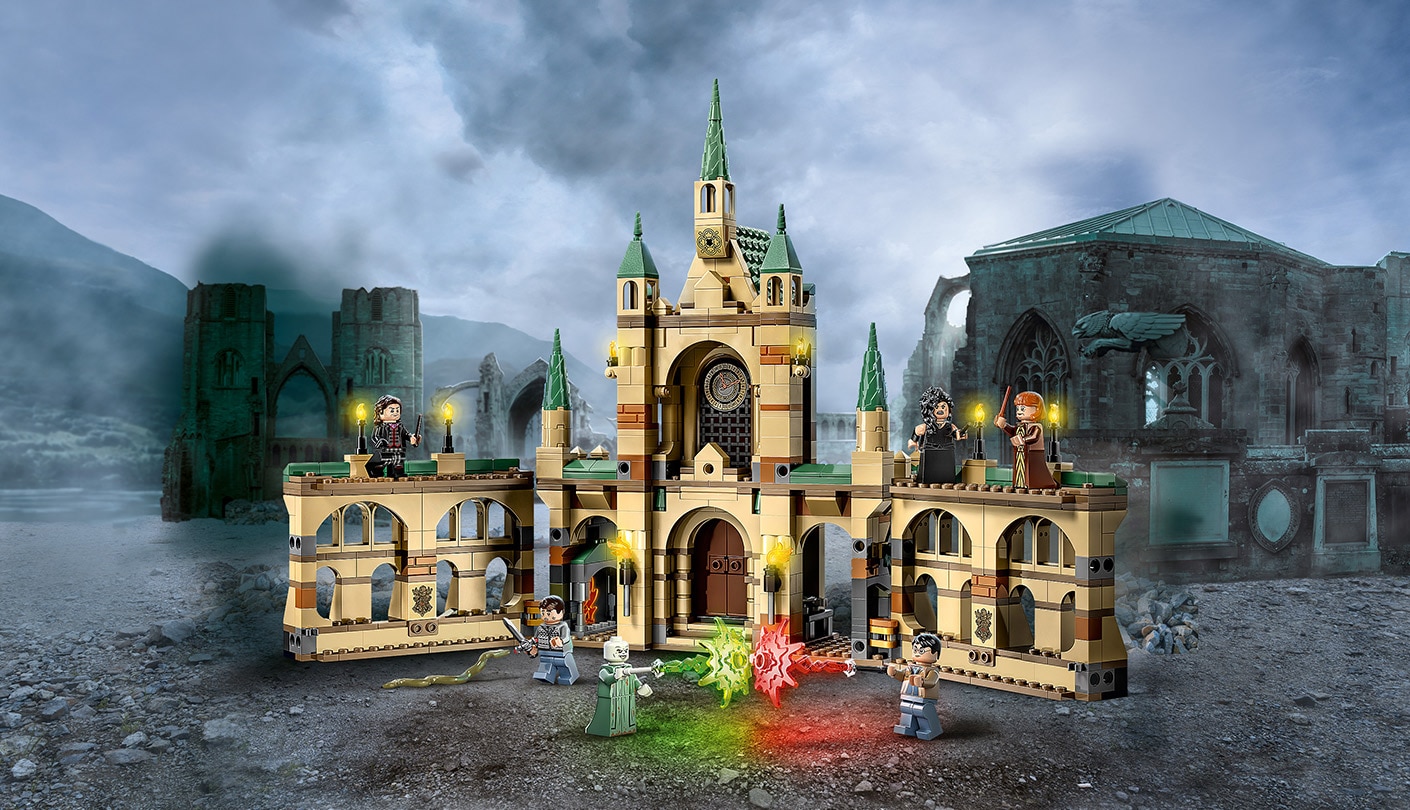 The Battle of Hogwarts playset