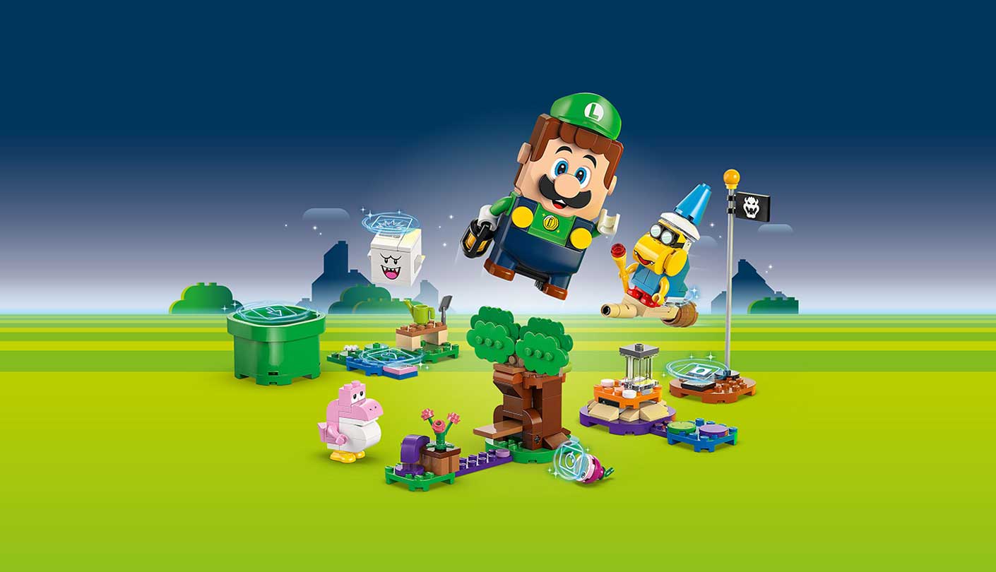 Adventures with Interactive LEGO Luigi toy set