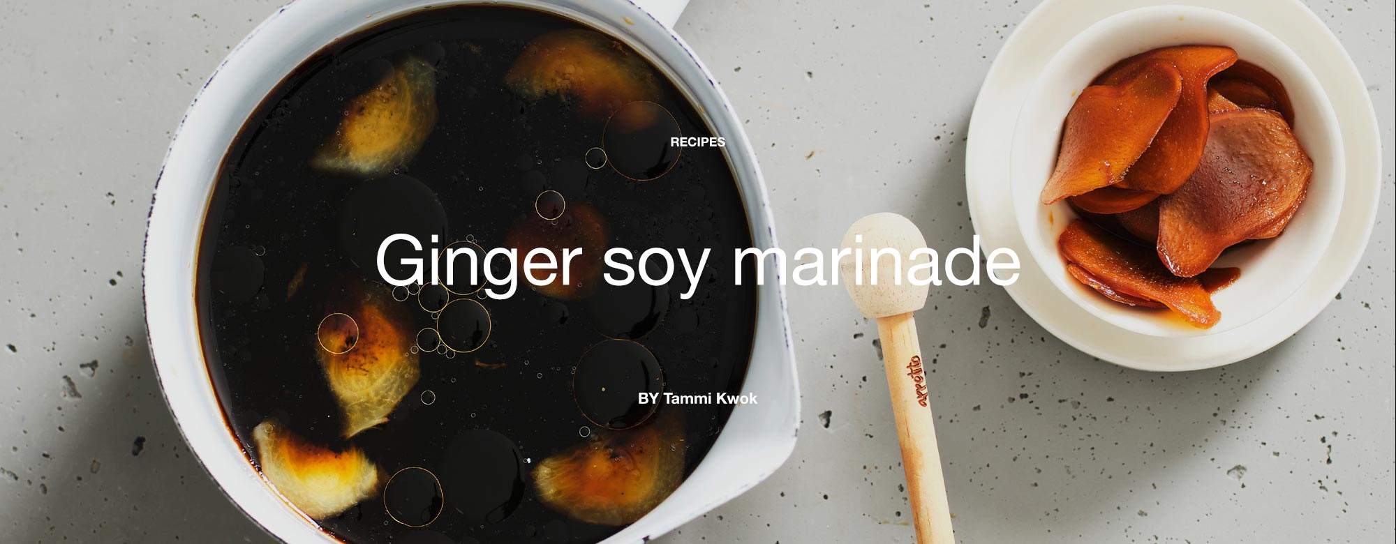 Ginger soy marinade