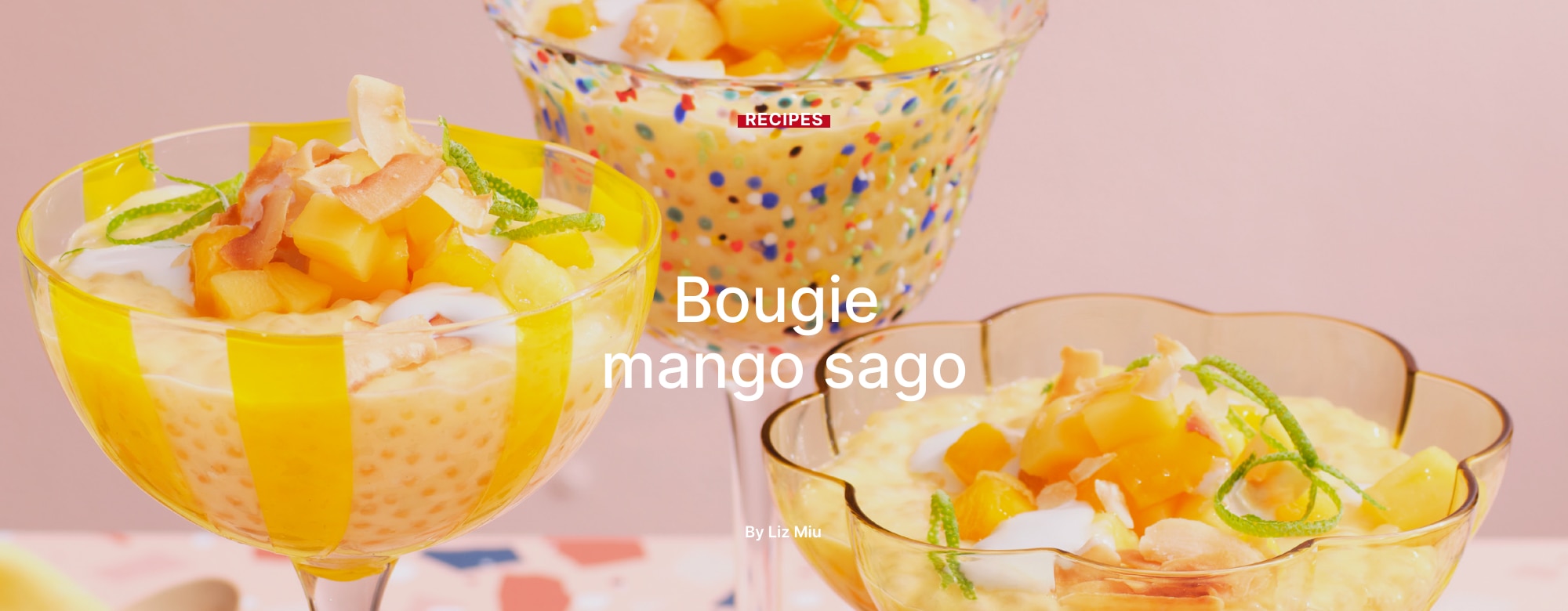 Bougie
mango sago