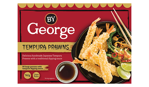 By George Tempura Prawns with Sauce  740g