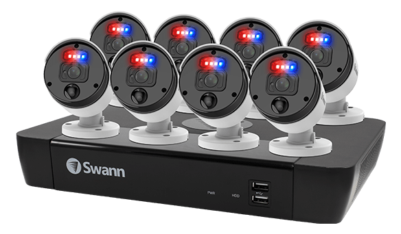 Swann 8 Camera NVR Security monitoring System  2TB, 5MP