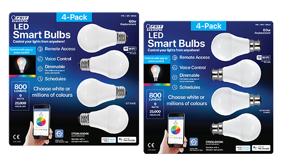 Feit Smart Light E27/B22 4 Pack